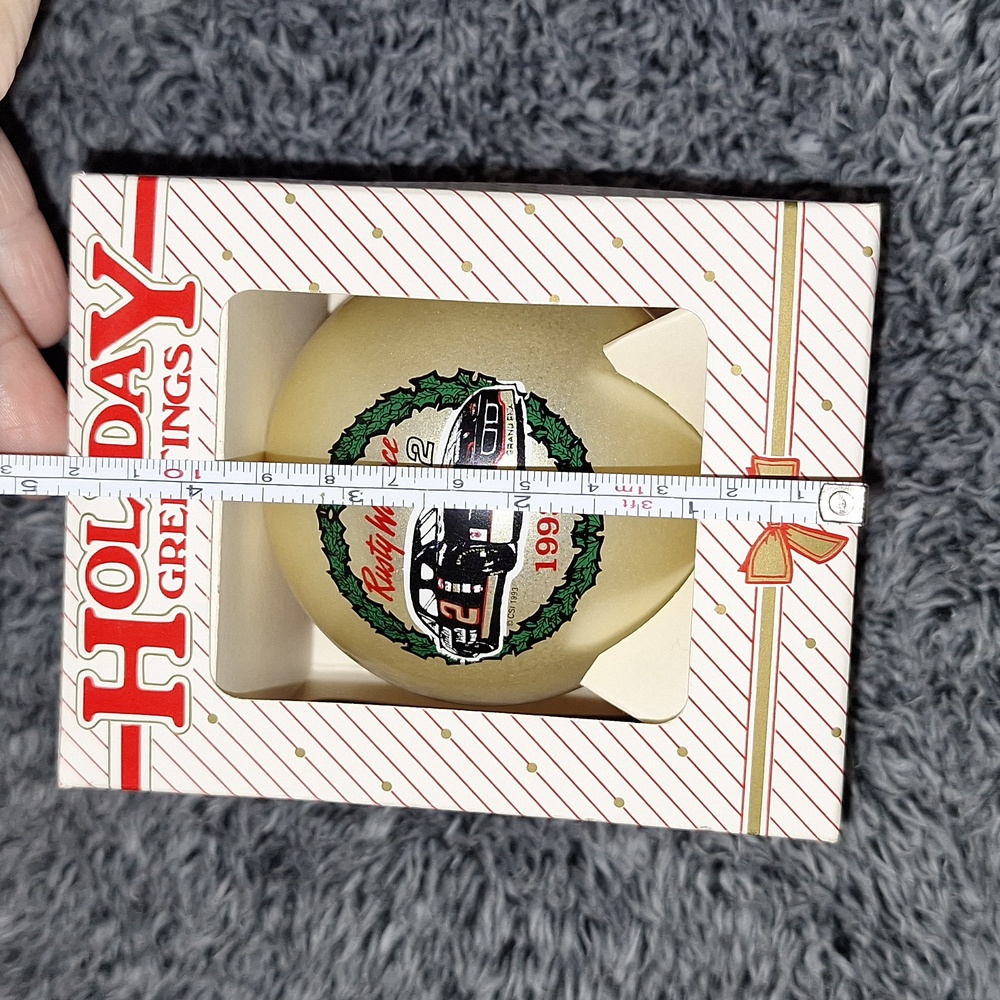 ๐ Rusty Wallace #2 NASCAR Christmas Ball Ornament. 1993. - Picture 7 of 10